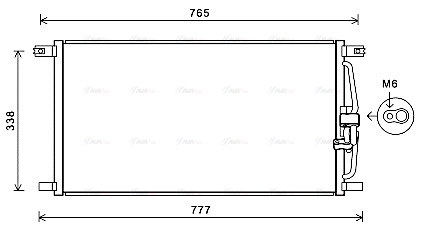Condenser, air conditioning (JR5052)