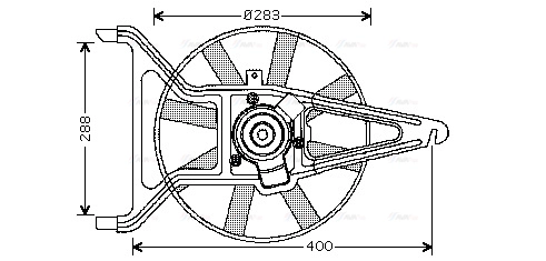 Fan, engine cooling (CN7539)