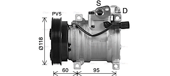 Compressor, air conditioning (HYAK483)
