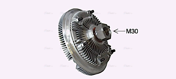 Clutch, radiator fan