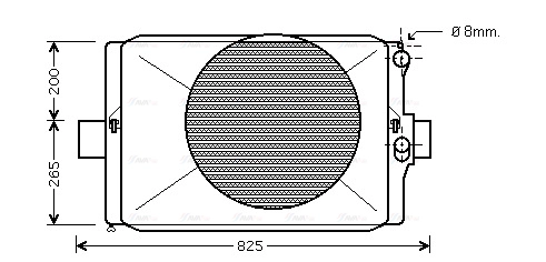 Radiator, engine cooling (IV2024)