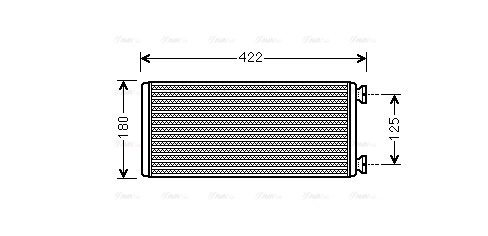 Heat Exchanger, interior heating (ME6248)