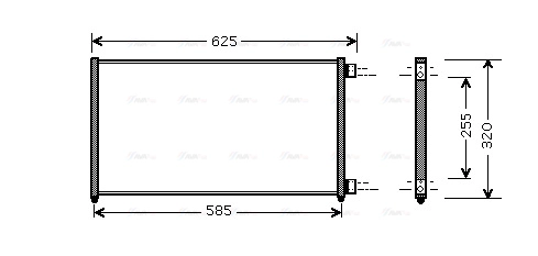 Condenser, air conditioning (FTA5256)