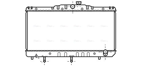 Radiator, engine cooling (TO2103)