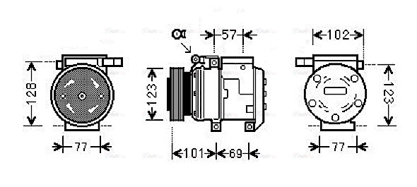 Compressor, air conditioning (KAAK146)