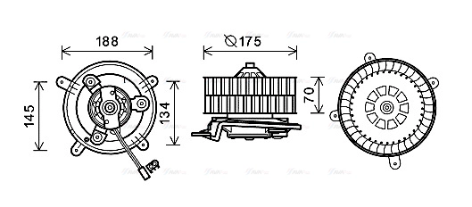 Interior Blower (MS8621)