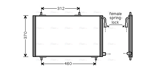 Condenser, air conditioning (PE5257)