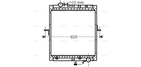 Radiator, engine cooling (ME2103)