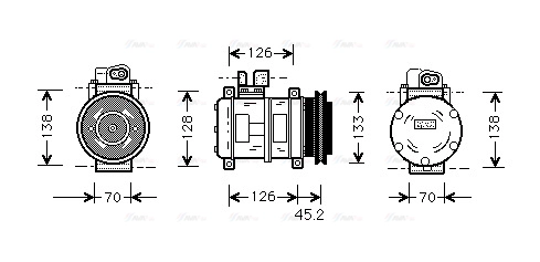Compressor, air conditioning (PRK035)