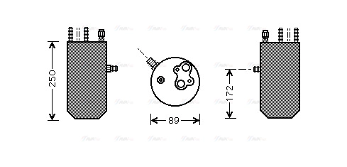 Dryer, air conditioning (FDD125)