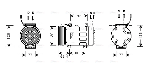 Compressor, air conditioning (ALK103)
