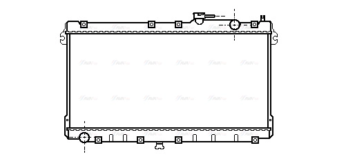 Radiator, engine cooling (MZ2087)