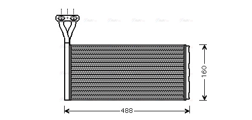 Heat Exchanger, interior heating (SC6015)