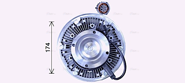 Clutch, radiator fan