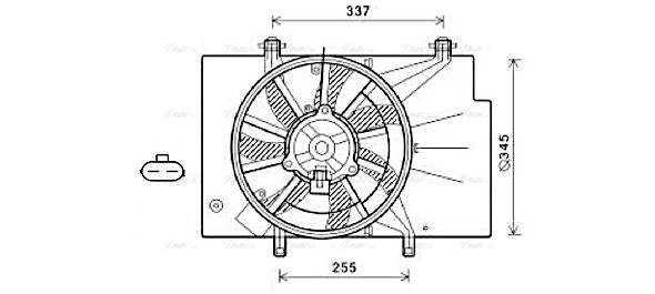 Fan, engine cooling (FD7559)