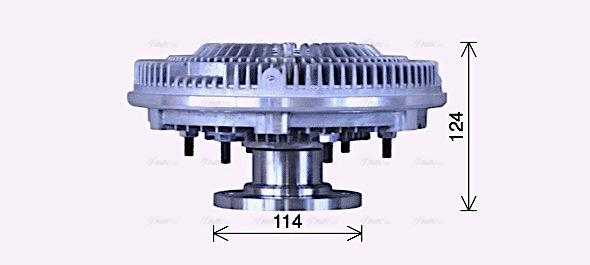 Clutch, radiator fan