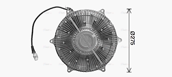 Clutch, radiator fan
