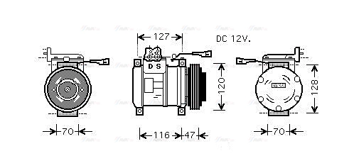 Compressor, air conditioning (IVAK077)