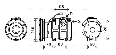Compressor, air conditioning (CPAK009)