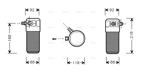 Dryer, air conditioning (AID153)