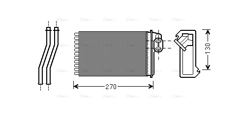 Heat Exchanger, interior heating (PE6340)