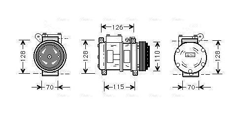 Compressor, air conditioning (BWAK229)