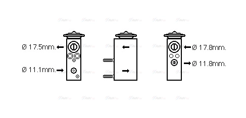 Expansion Valve, air conditioning (CN1275)