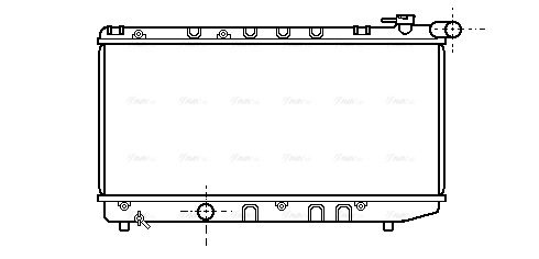 Radiator, engine cooling (TO2124)