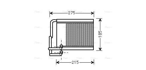Heat Exchanger, interior heating (HY6213)