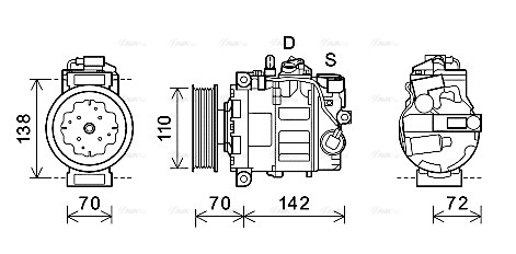 Compressor, air conditioning (AIAK381)