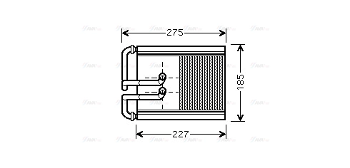 Heat Exchanger, interior heating (HY6168)