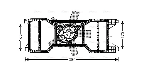 Fan, engine cooling (FD7540)