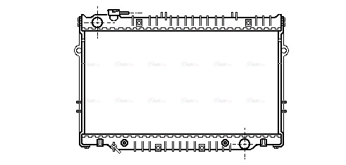 Radiator, engine cooling (TO2222)