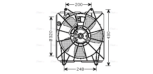 Fan, engine cooling (HD7525)