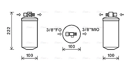 Dryer, air conditioning (JDD010)