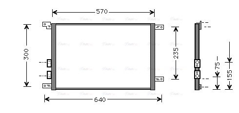 Condenser, air conditioning (AL5070)