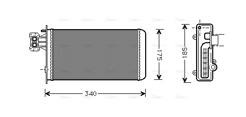 Heat Exchanger, interior heating (IV6047)