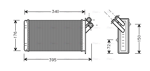 Heat Exchanger, interior heating (CN6129)