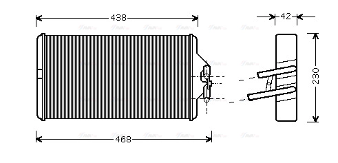 Heat Exchanger, interior heating (ME6187)