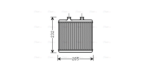 Heat Exchanger, interior heating (MS6472)