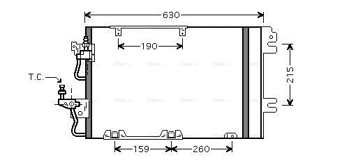 Condenser, air conditioning (OL5367D)