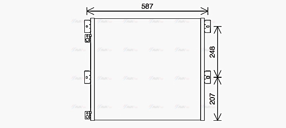 Condenser, air conditioning (RE5126)