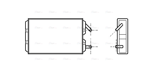 Heat Exchanger, interior heating (VO6041)