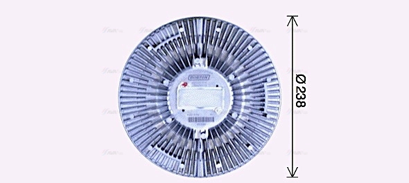 Clutch, radiator fan