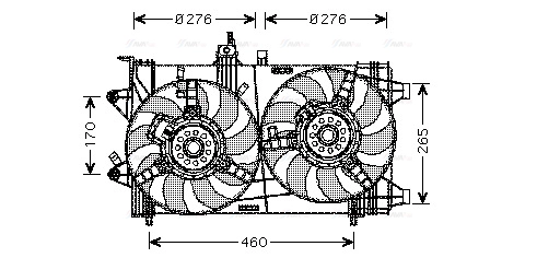 Fan, engine cooling (FT7561)