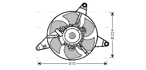 Fan, engine cooling (FT7550)