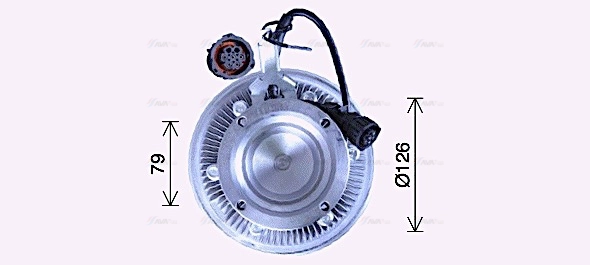 Clutch, radiator fan