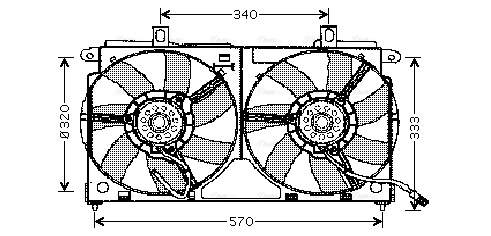 Fan, engine cooling (CN7523)