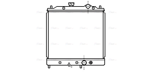 Radiator, engine cooling (MT2068)