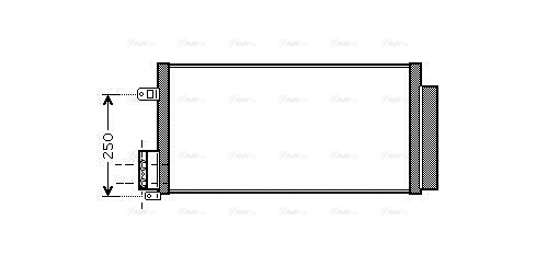 Condenser, air conditioning (ALA5116D)